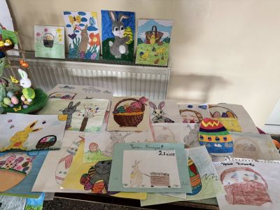 Великденска изложба в ОУ "Неофит Рилсики" 2