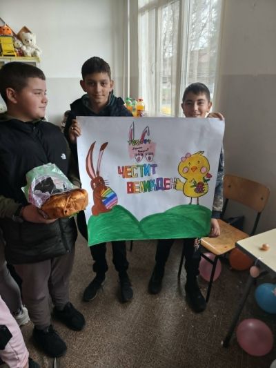 Великденска украса-2025-2026 г. - ОУ Неофит Рилски - Костандово